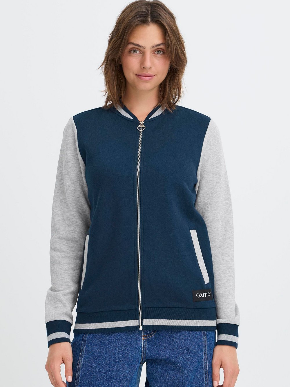 OXMO Sweatjacke Damen blau, XS
