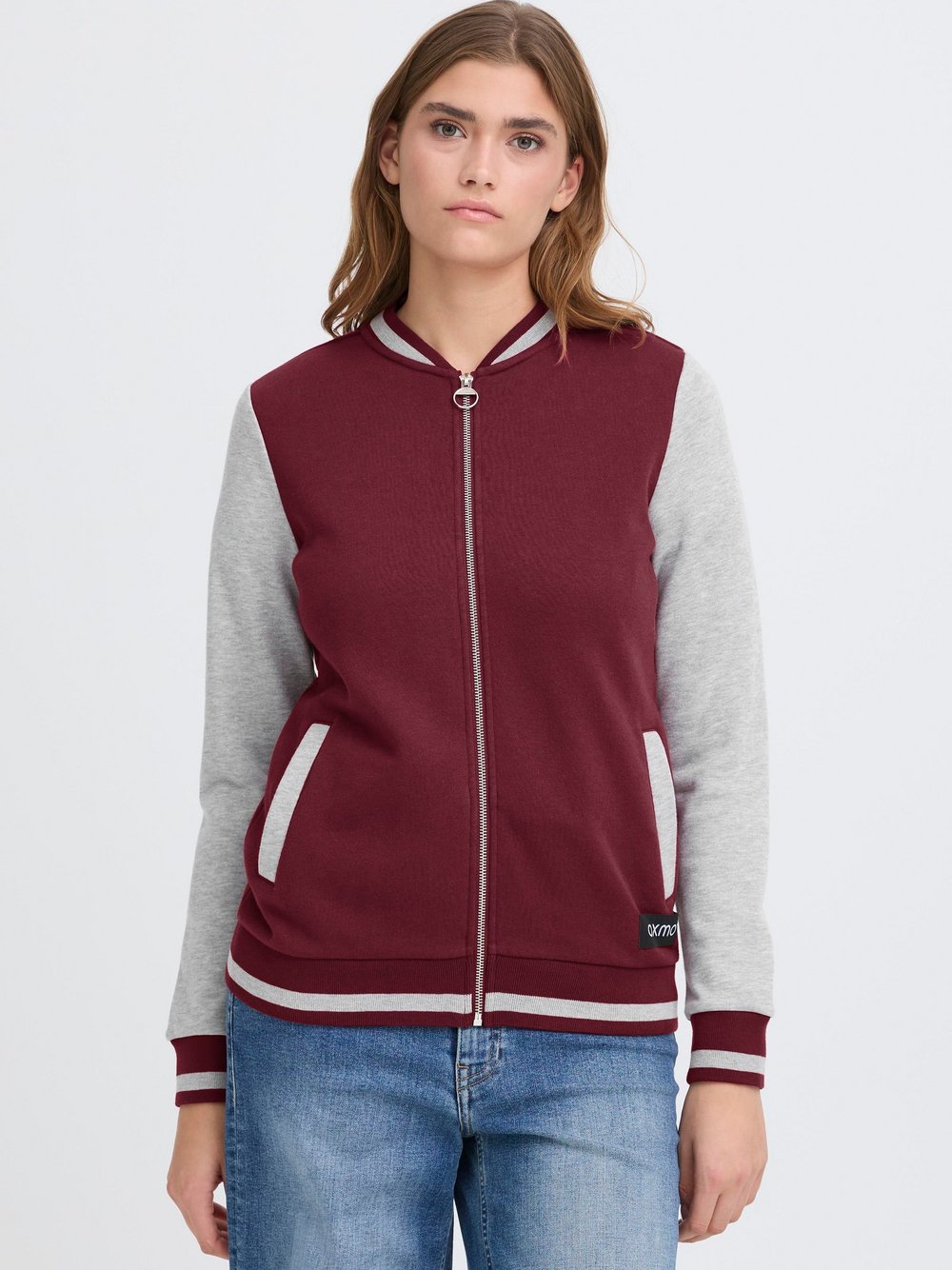 OXMO Sweatjacke Damen rot, XS