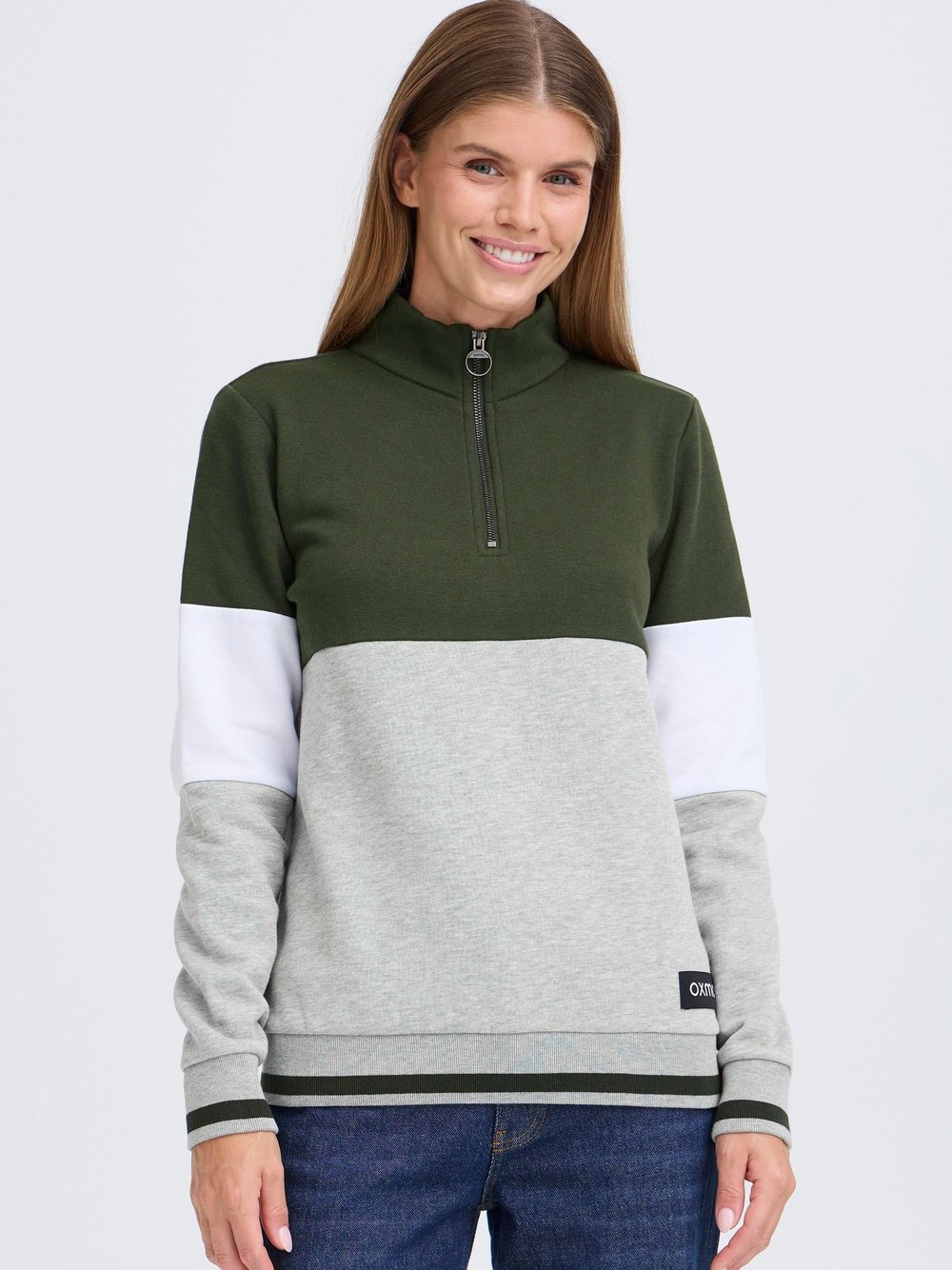OXMO Sweatshirt Damen mehrfarbig, S