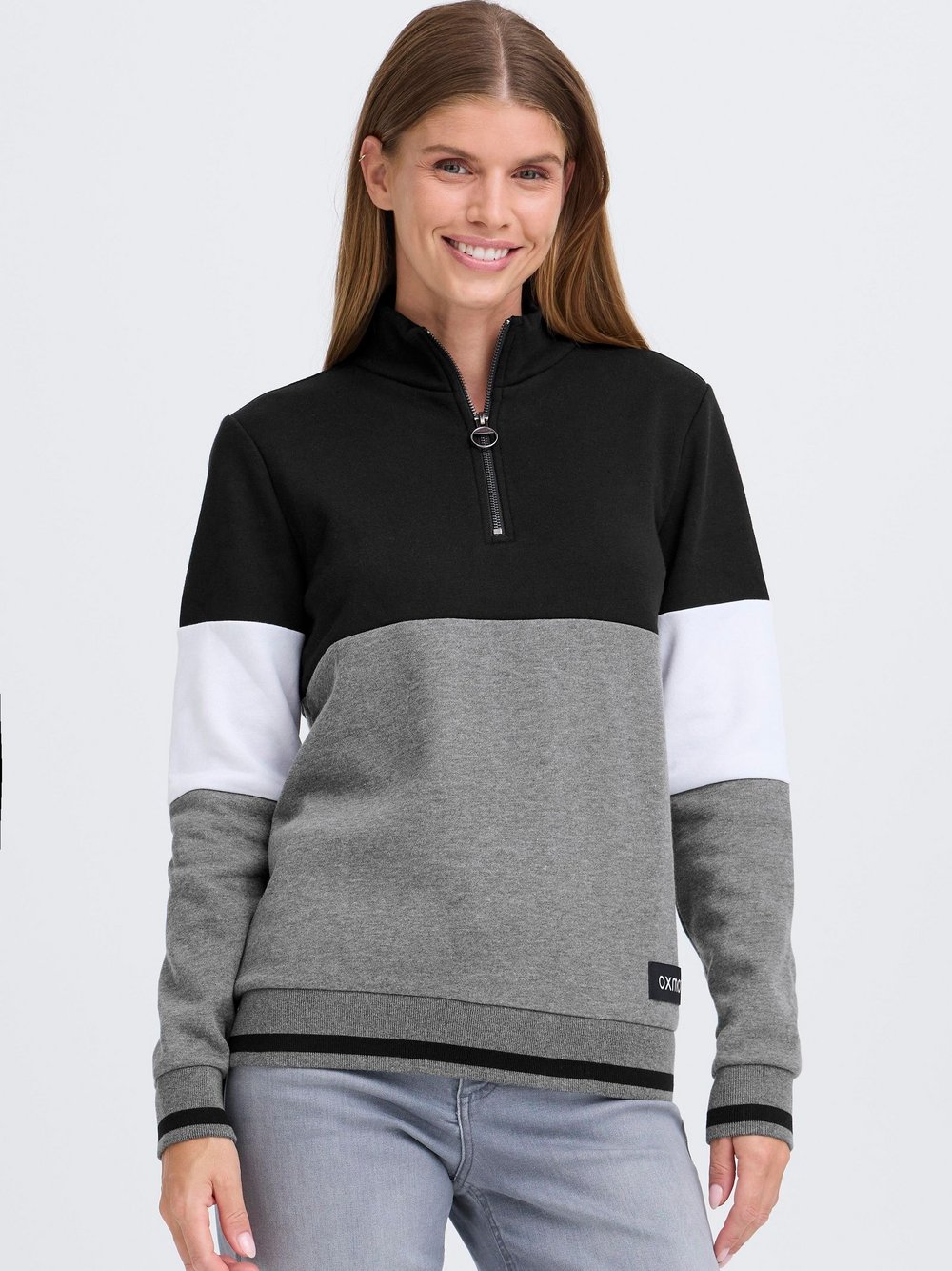 Thumbnail - OXMO Sweatshirt Damen mehrfarbig, S
