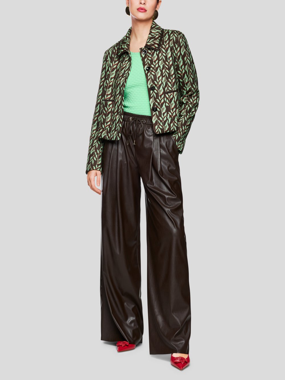 Marc Cain Jacke Damen braun gemustert, 34