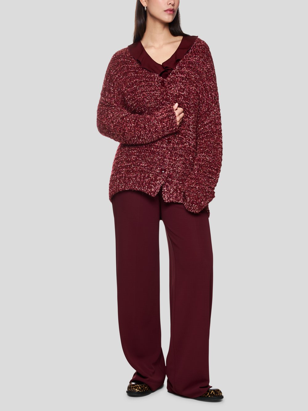 Marc Cain Cardigan Damen Polyamid rot, 38