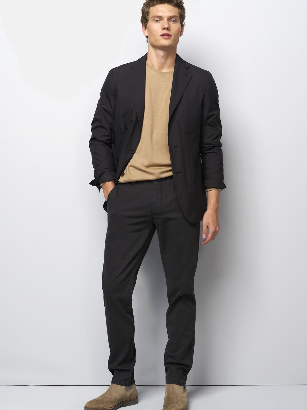 Thumbnail - MEYER Chinohose M5 Move Herren Baumwolle grau, 33-30