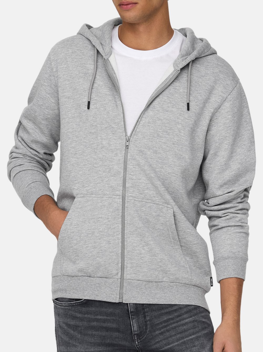 Thumbnail - Only&Sons Hoodie Ceres im 2er-Pack Herren Baumwolle grau meliert, XXL