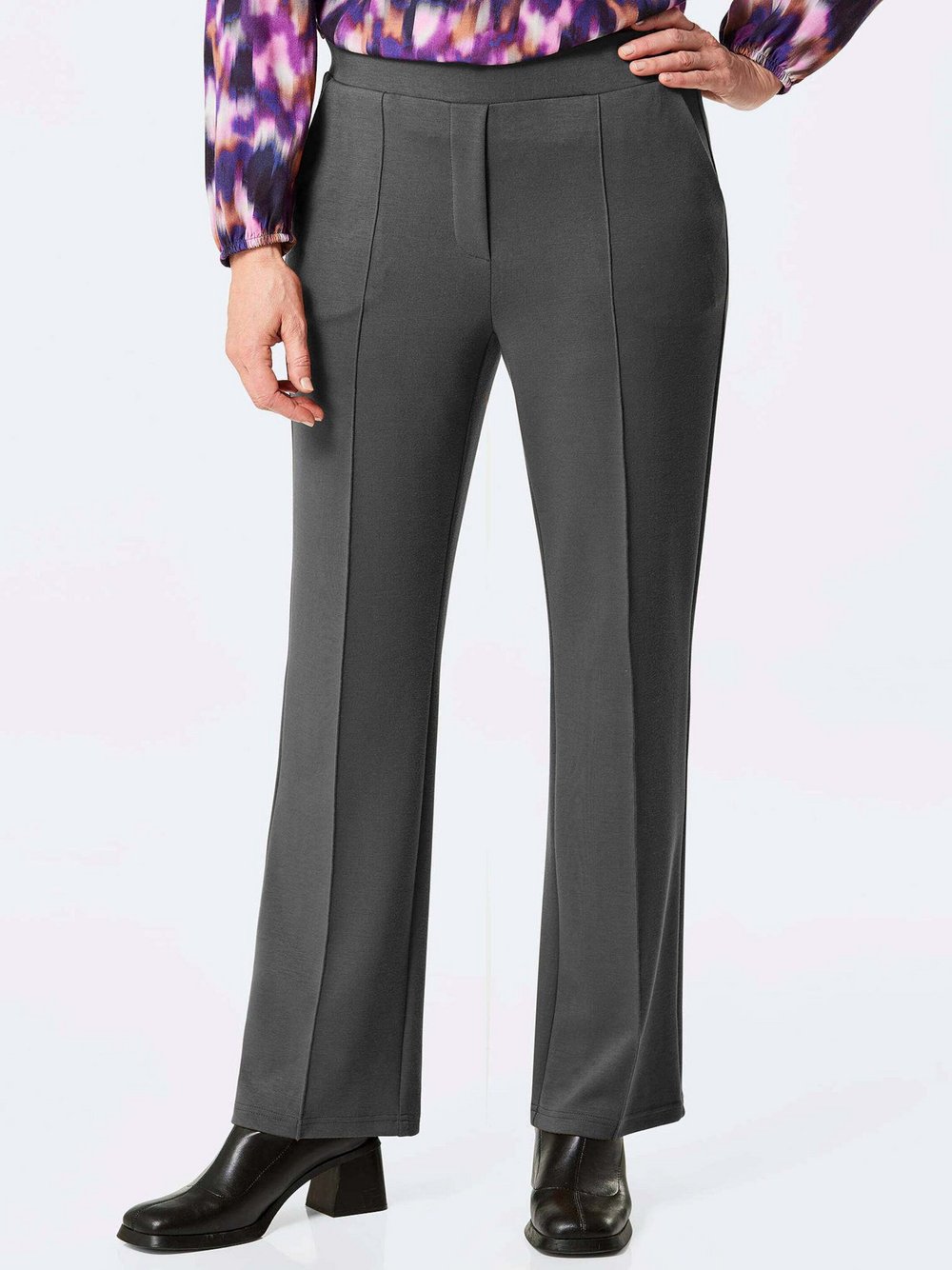 Goldner Jerseyhose Damen Polyamid grau, 52