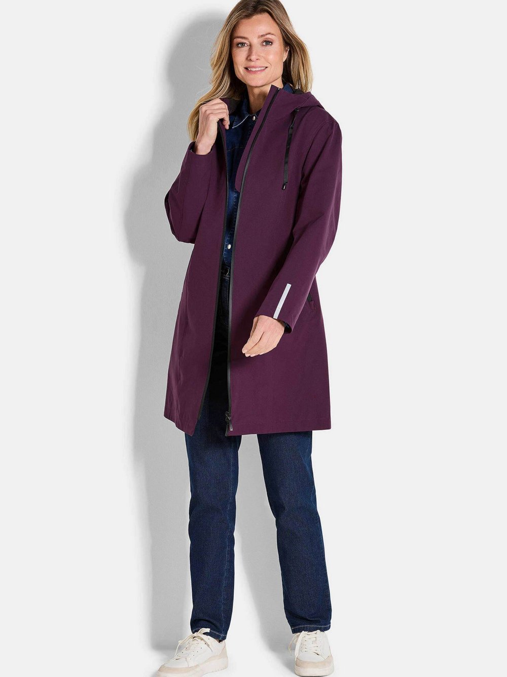 Goldner Funktionsjacke Damen lila, 44