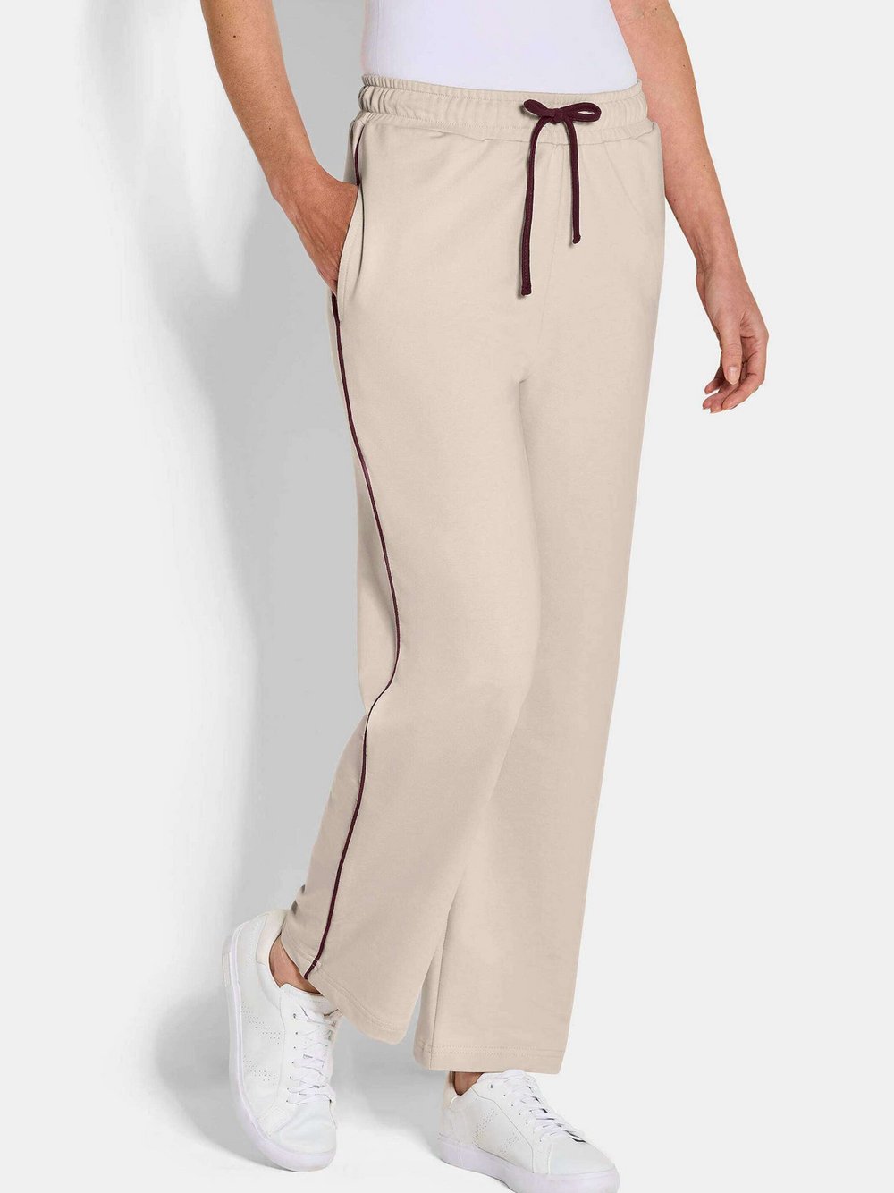 Goldner Freizeithose Damen Baumwolle braun, 40