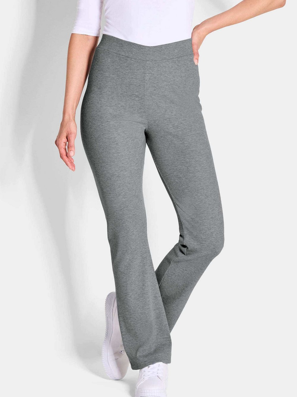 Goldner Freizeithose Damen Viskose grau, 50