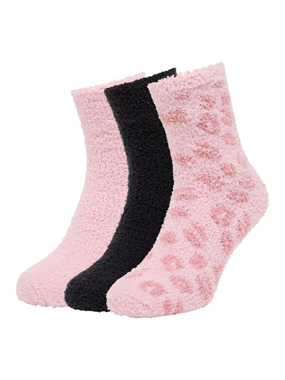 Thumbnail - Bruno Banani Kuschelsocken Damen rosa gemustert, 35-38