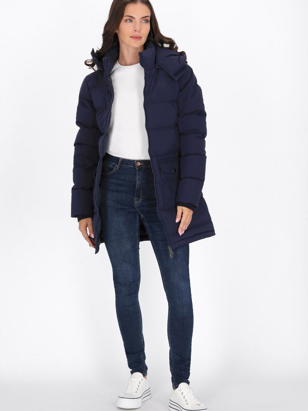 Usha Mantel Damen blau, XXL