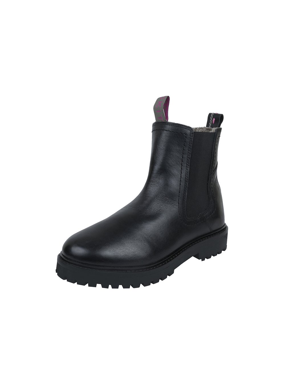 Thumbnail - Crickit Chelsea-Boots Damen Leder schwarz, 36