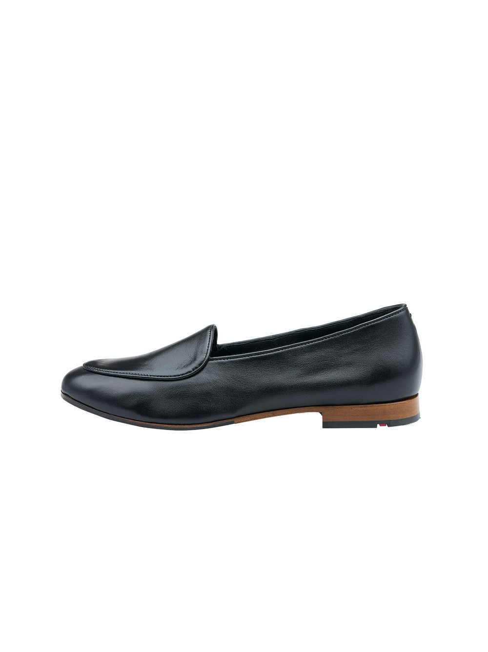 Lloyd Slipper Damen Leder schwarz, 6.5