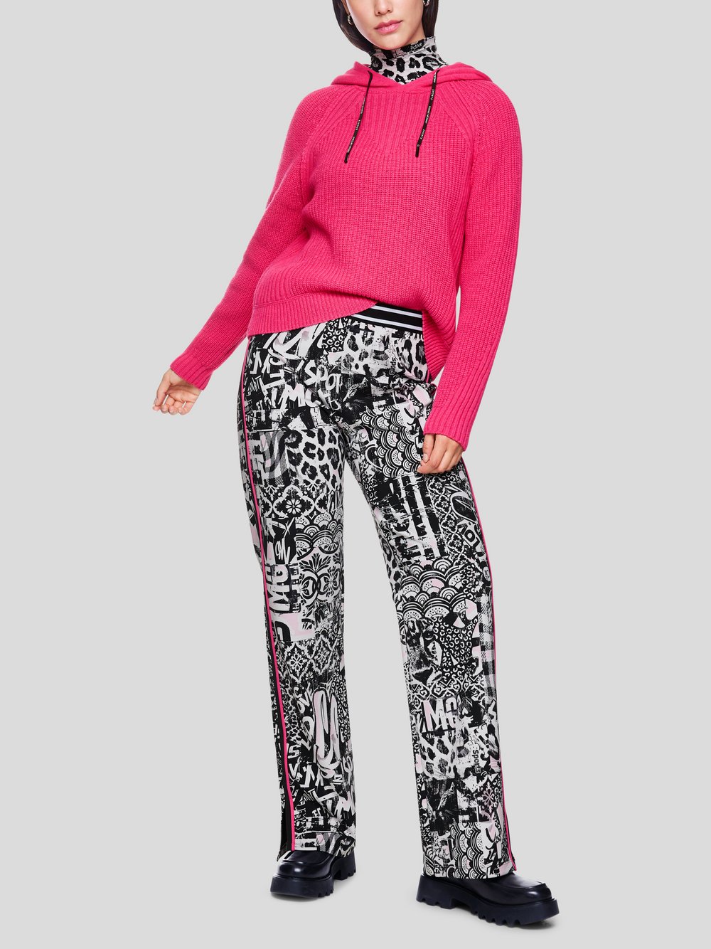 Marc Cain Pullover Damen Wolle pink, 34