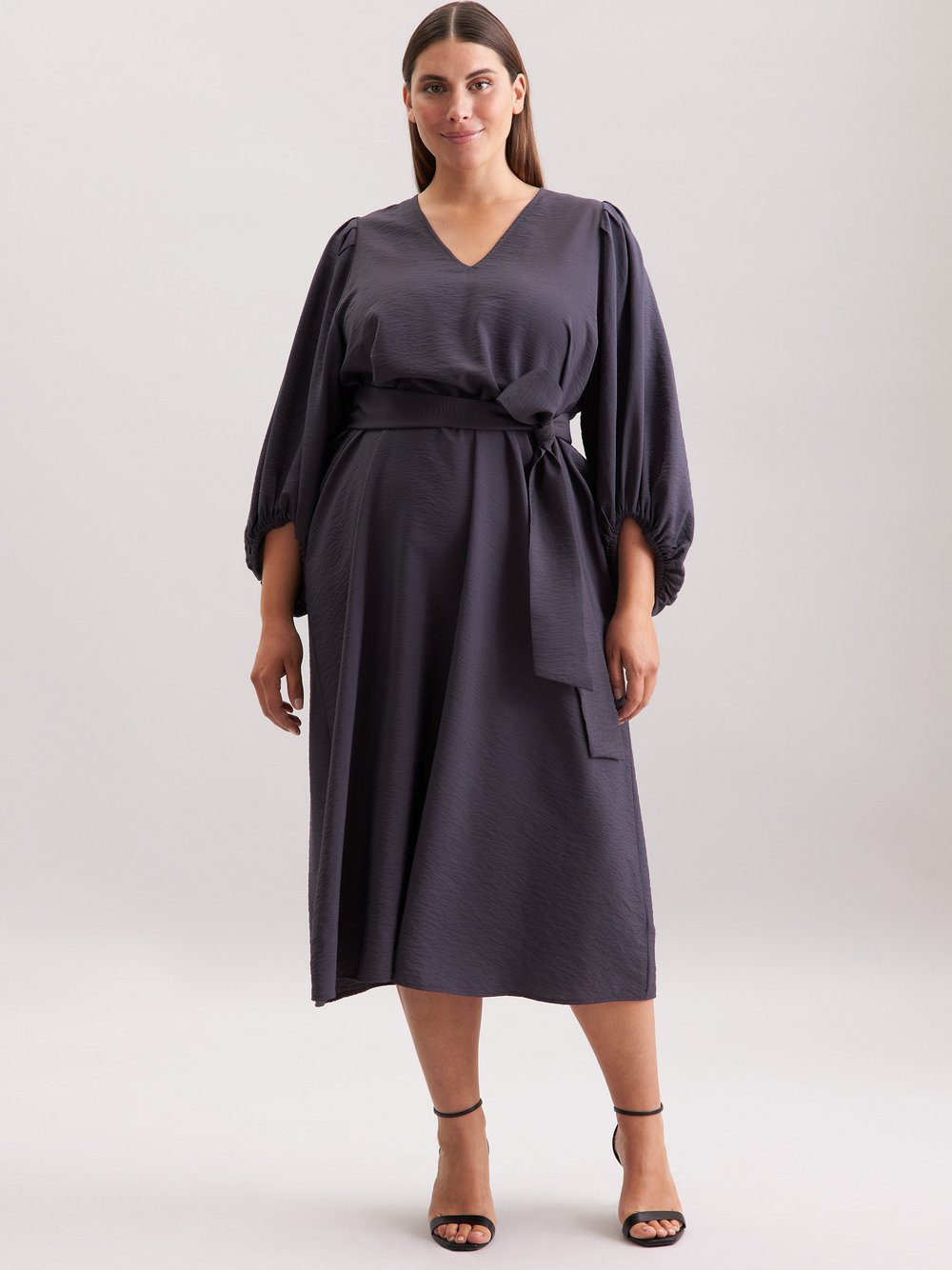 Seidensticker Kleid Damen Viskose grau, 48
