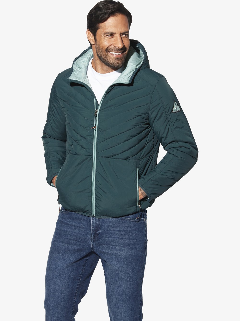 Thumbnail - Jan Vanderstorm Steppjacke Herren Polyamid mehrfarbig, 60
