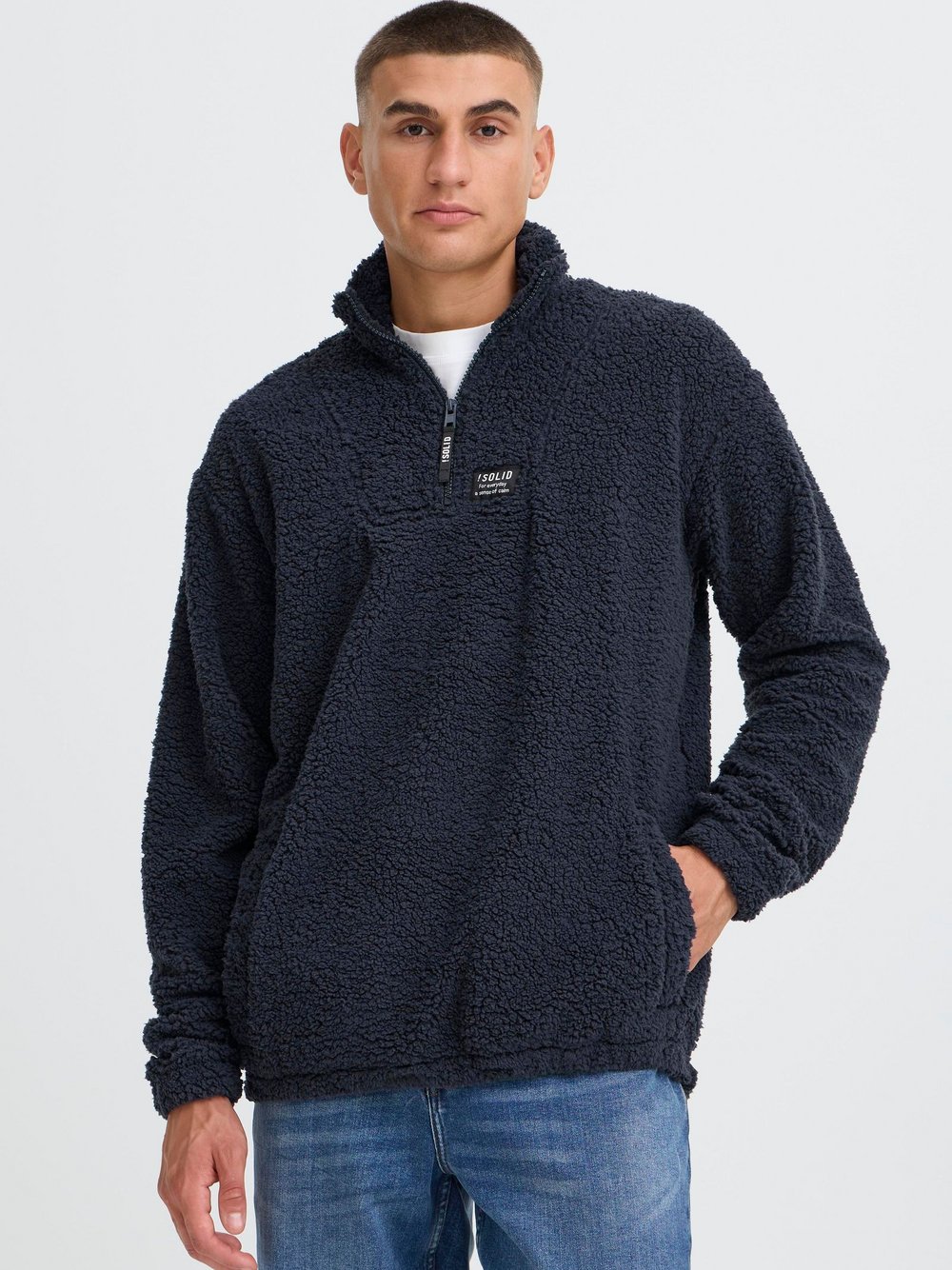 Solid Troyer Herren blau, XL