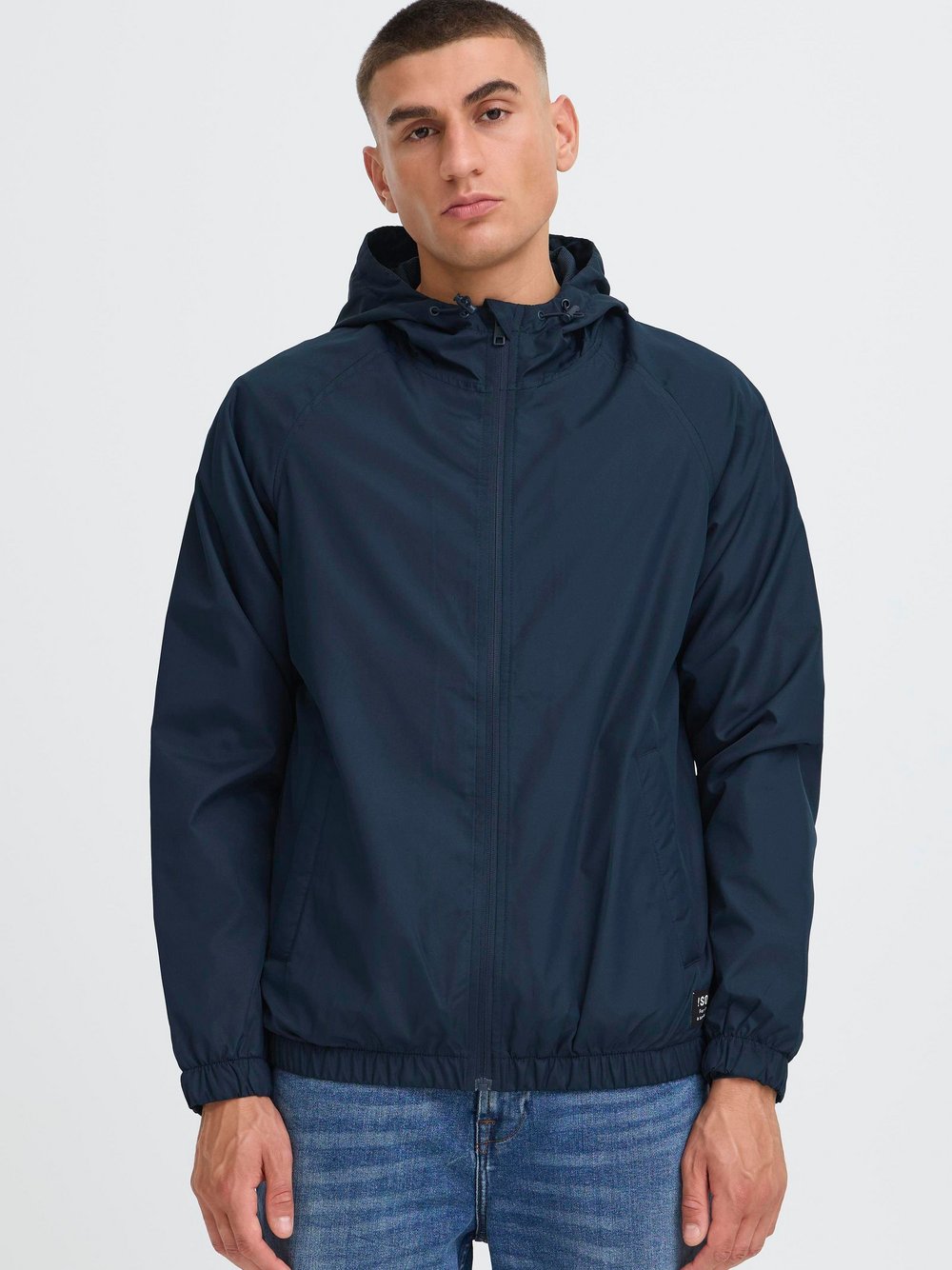 Thumbnail - Solid Windbreaker Herren blau, S