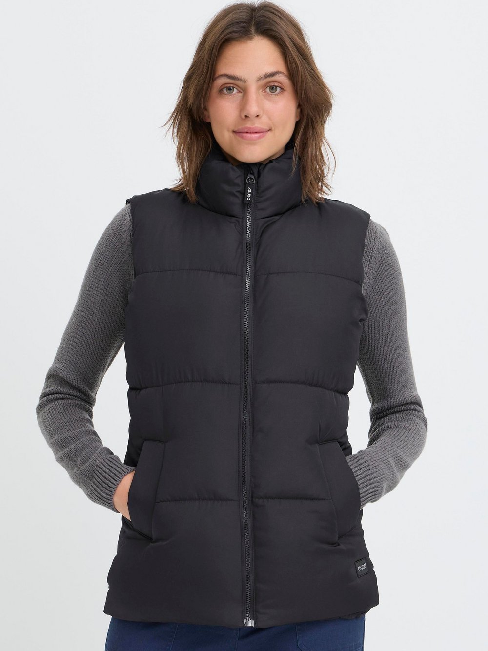 OXMO Steppweste Damen schwarz, S