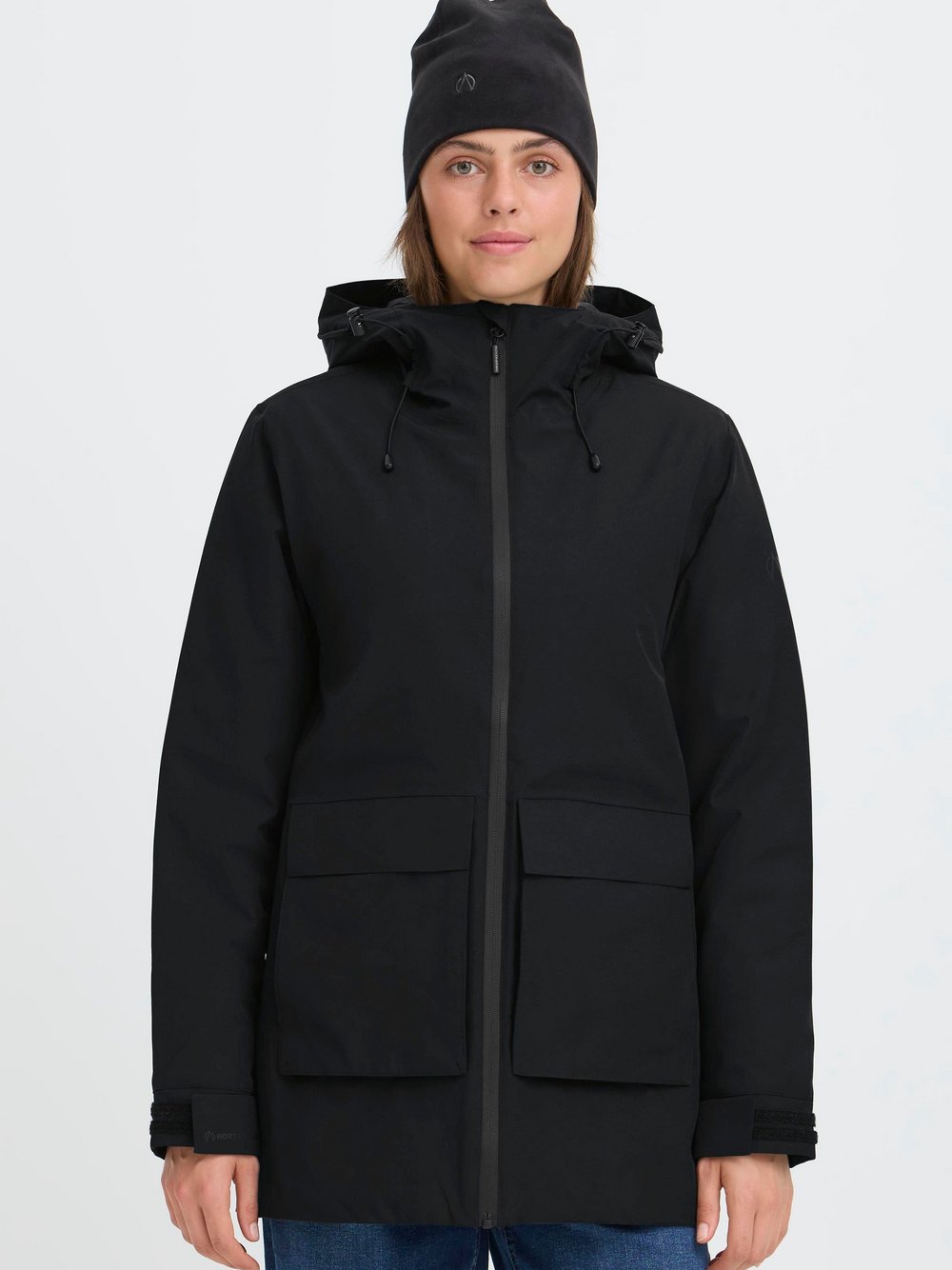 North Bend Outdoorjacke Damen schwarz, 46