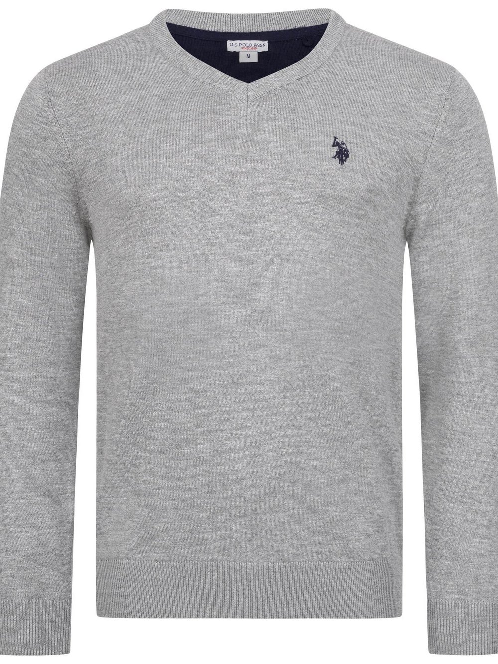 Thumbnail - U.S. Polo Assn. Pullover Herren Baumwolle grau, XXL