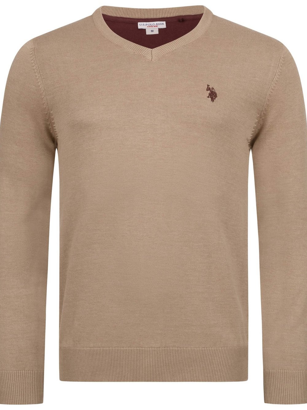 U.S. Polo Assn. Pullover  Herren Baumwolle braun, XXL