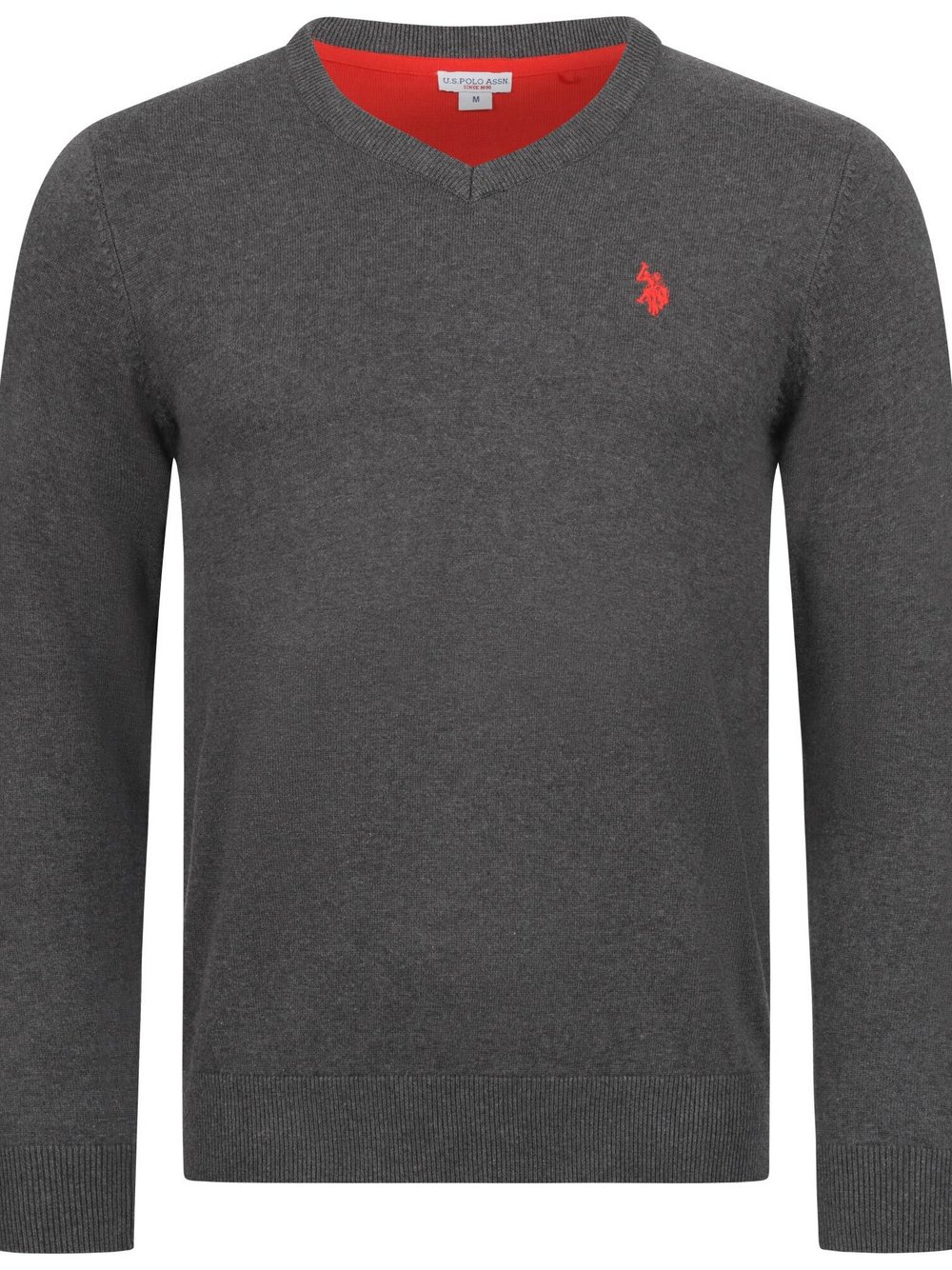 U.S. Polo Assn. Pullover  Herren Baumwolle grau, XXL