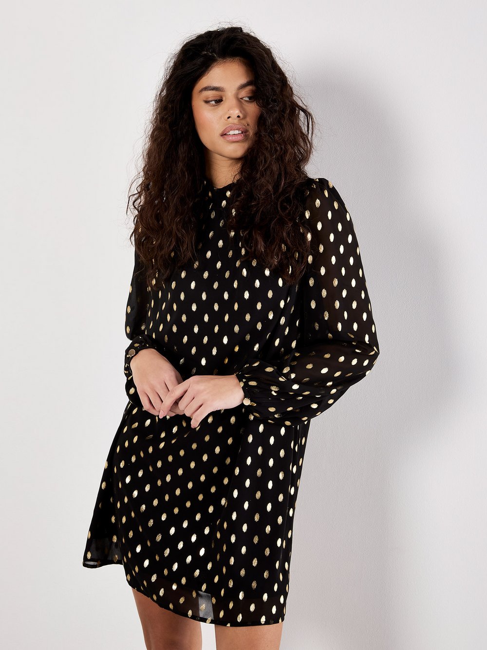 Thumbnail - Apricot Minikleid Damen schwarz, 38