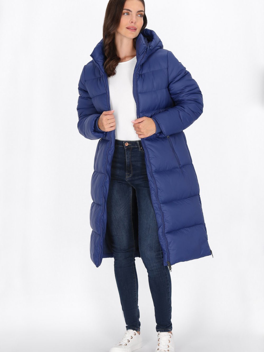 Usha Mantel Damen Polyamid blau, S