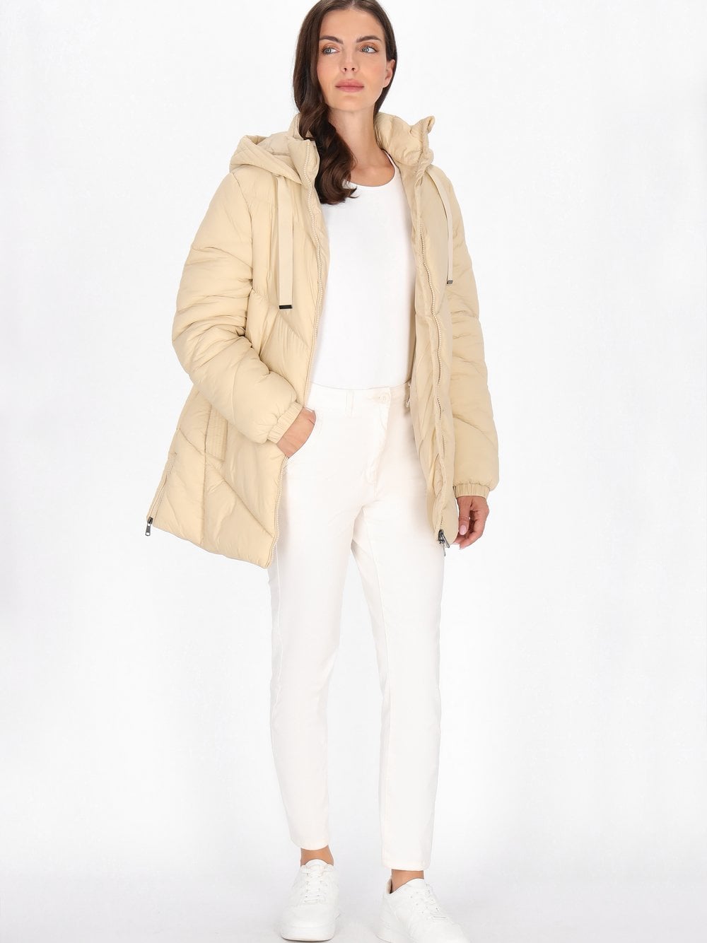 Usha Mantel Damen Polyamid beige, XXL