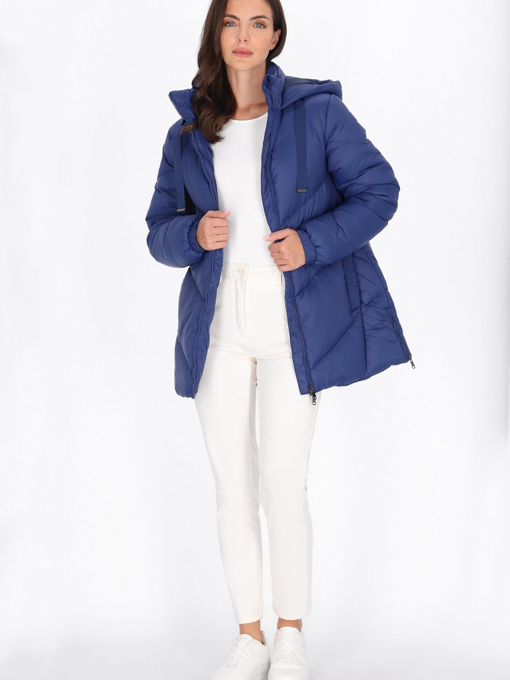 Usha Mantel Damen Polyamid blau, S