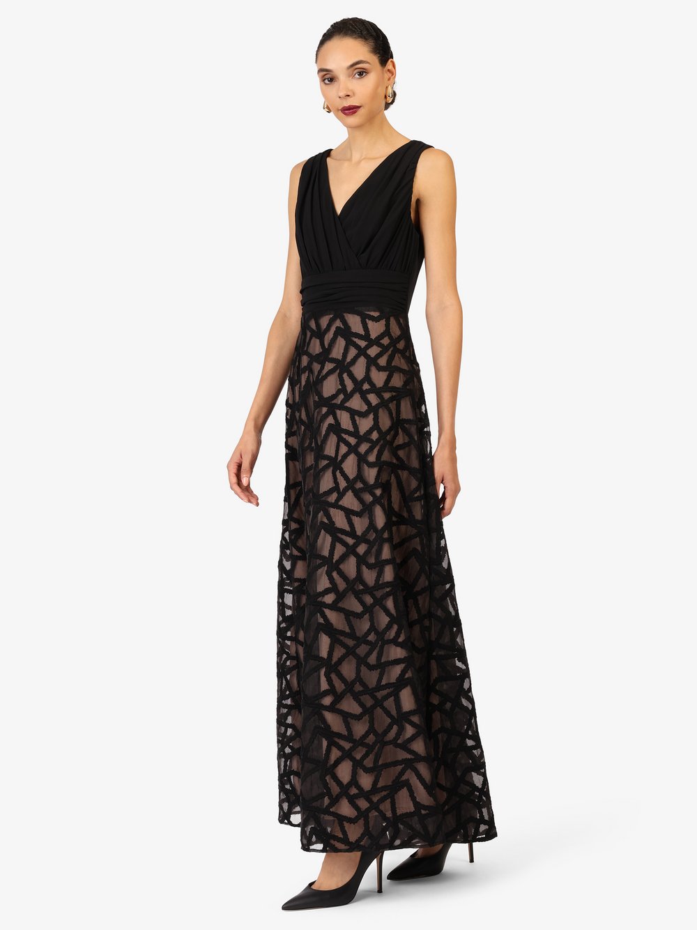 Kraimod Abendkleid Damen mehrfarbig bedruckt, 40