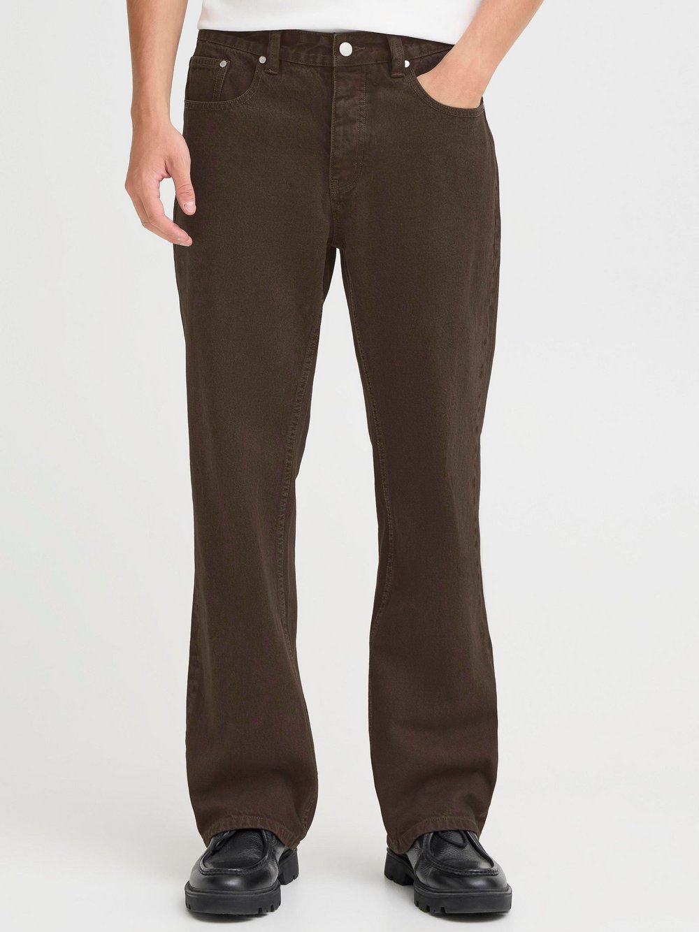 CASUAL FRIDAY Relax-fit-Jeans Herren Baumwolle braun, 34-32