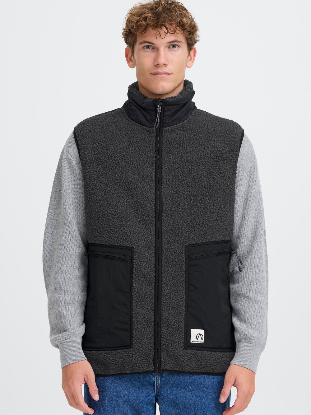 North Bend Funktionsweste Herren grau, L
