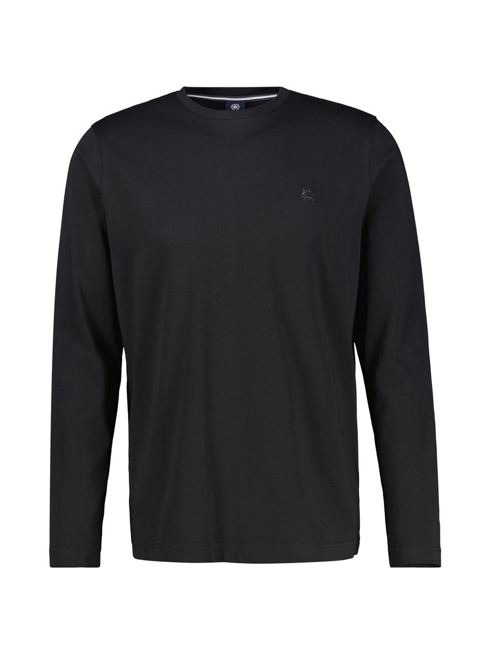 LERROS Langarmshirt Herren Baumwolle schwarz, L