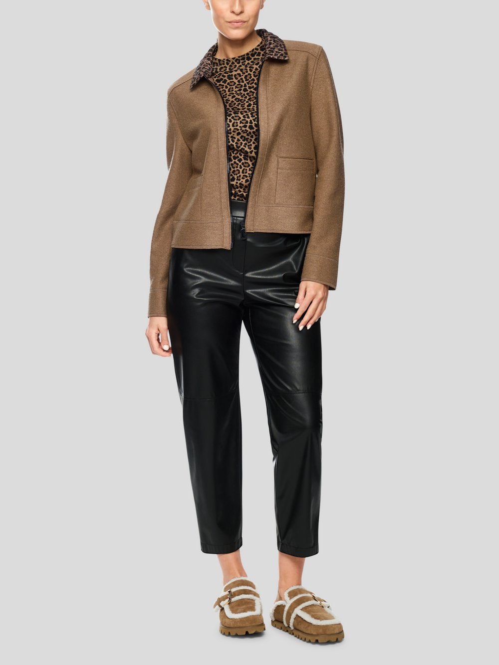Marc Cain Jacke Damen Schurwolle beige, 46