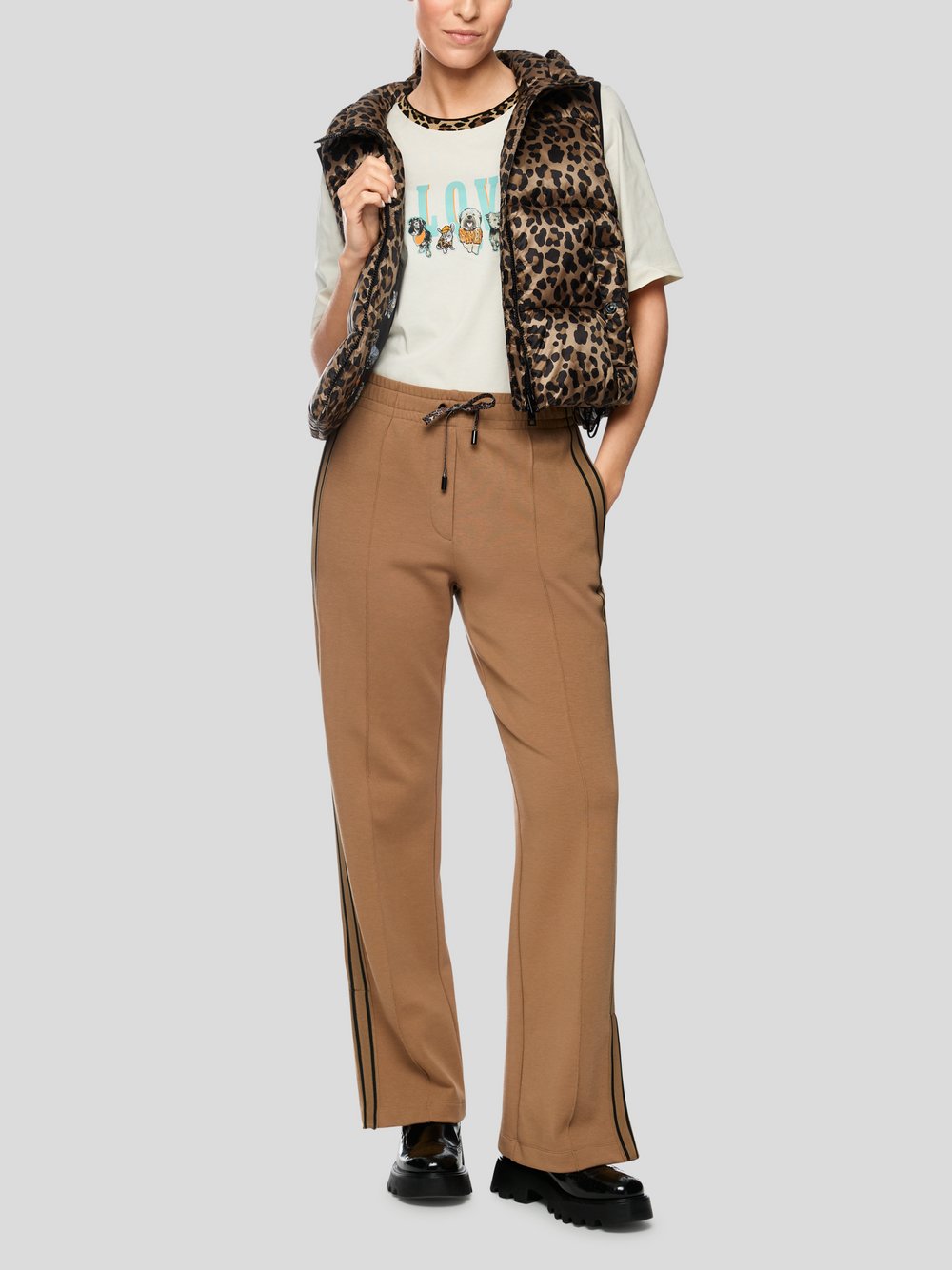 Marc Cain Hose Damen Baumwolle beige, 34