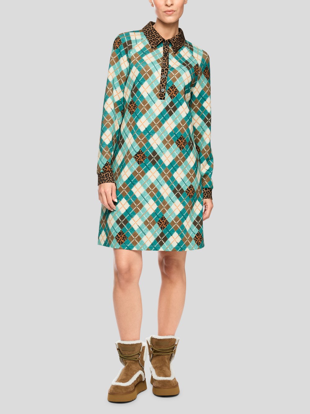 Marc Cain Kleid Damen blau gemustert, 36