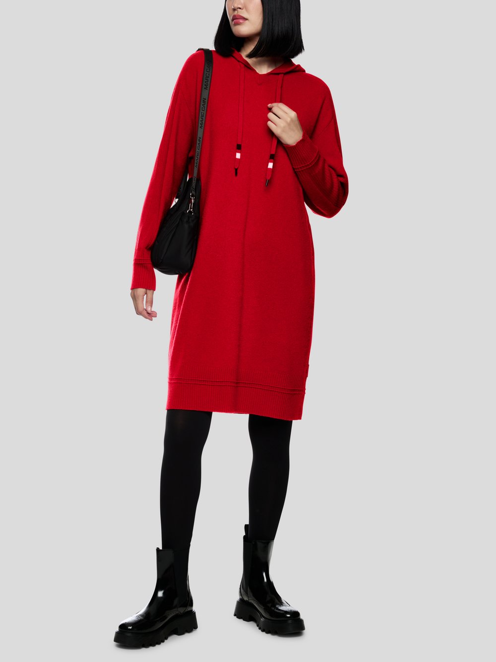Marc Cain Kleid Damen Schurwolle rot, 36