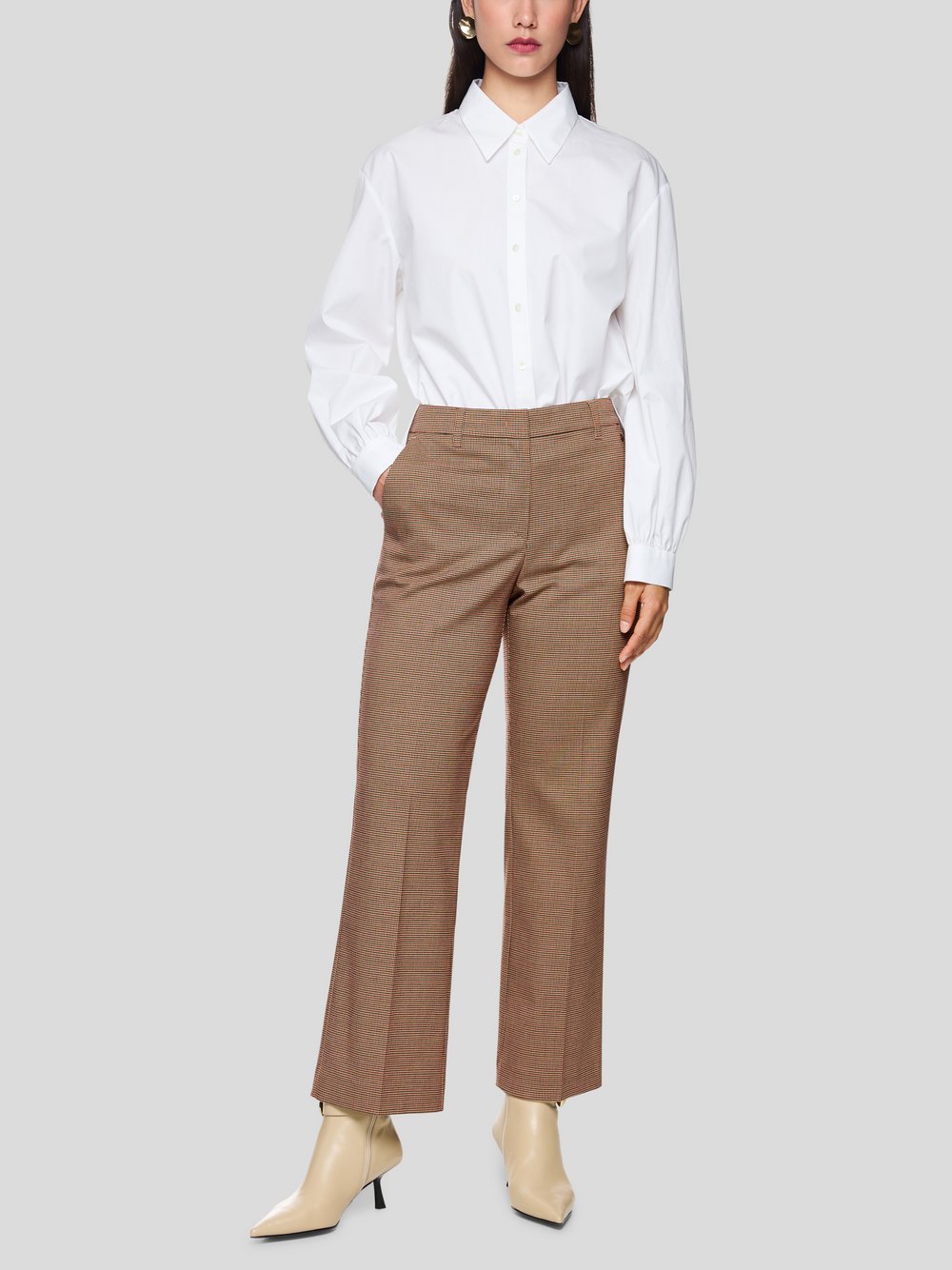 Marc Cain Hose Damen rot kariert, 38