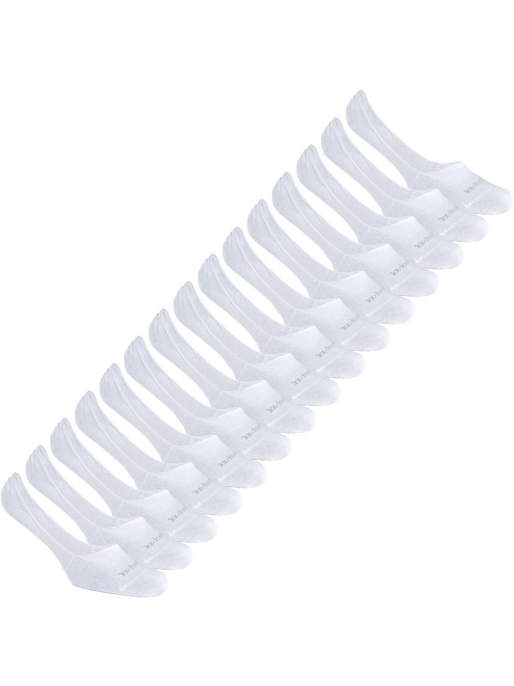 Blackspade Füßlinge Damen Modal weiß, 43-46