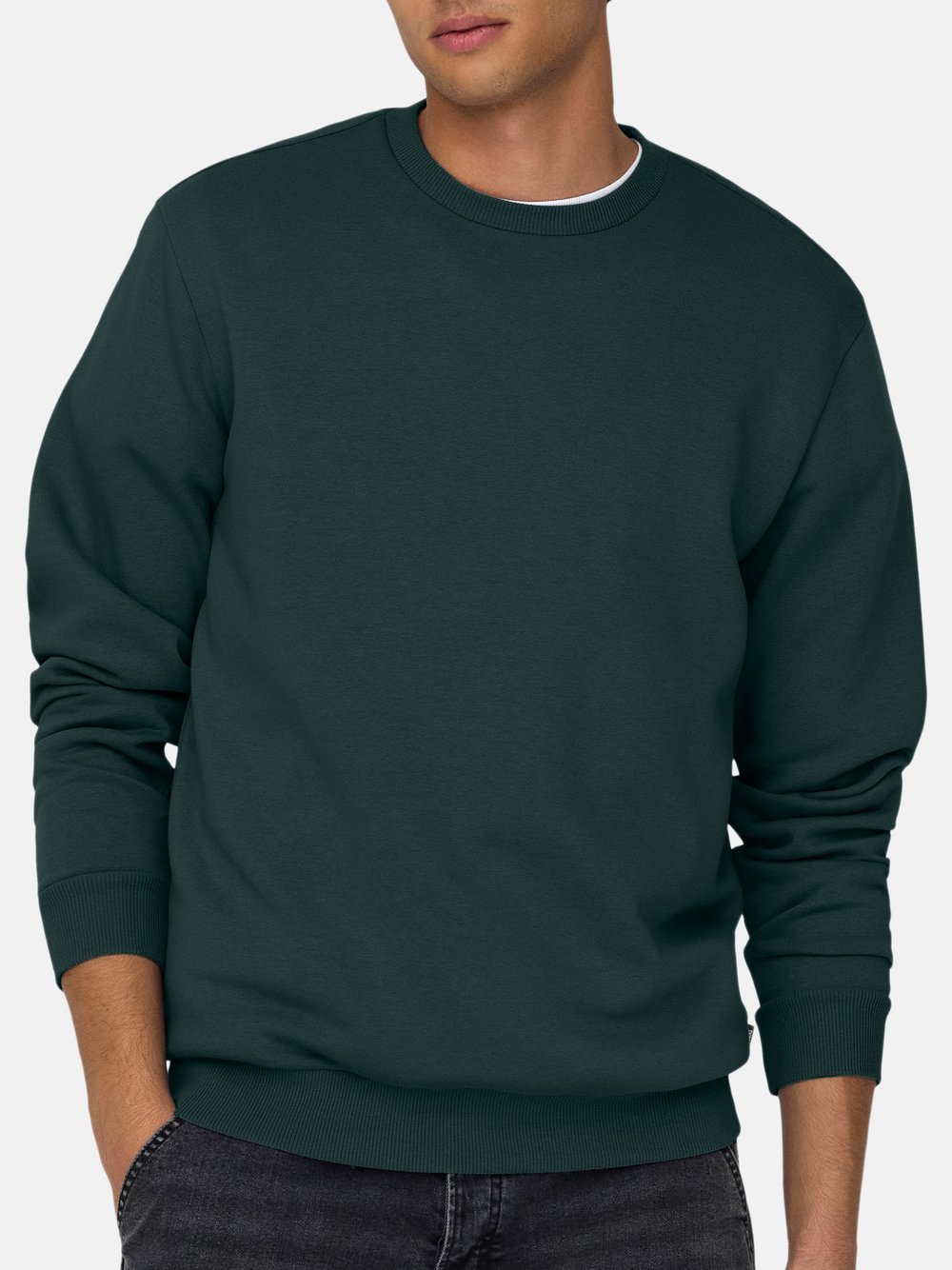 Only&Sons Sweatshirt Herren Baumwolle grün, S