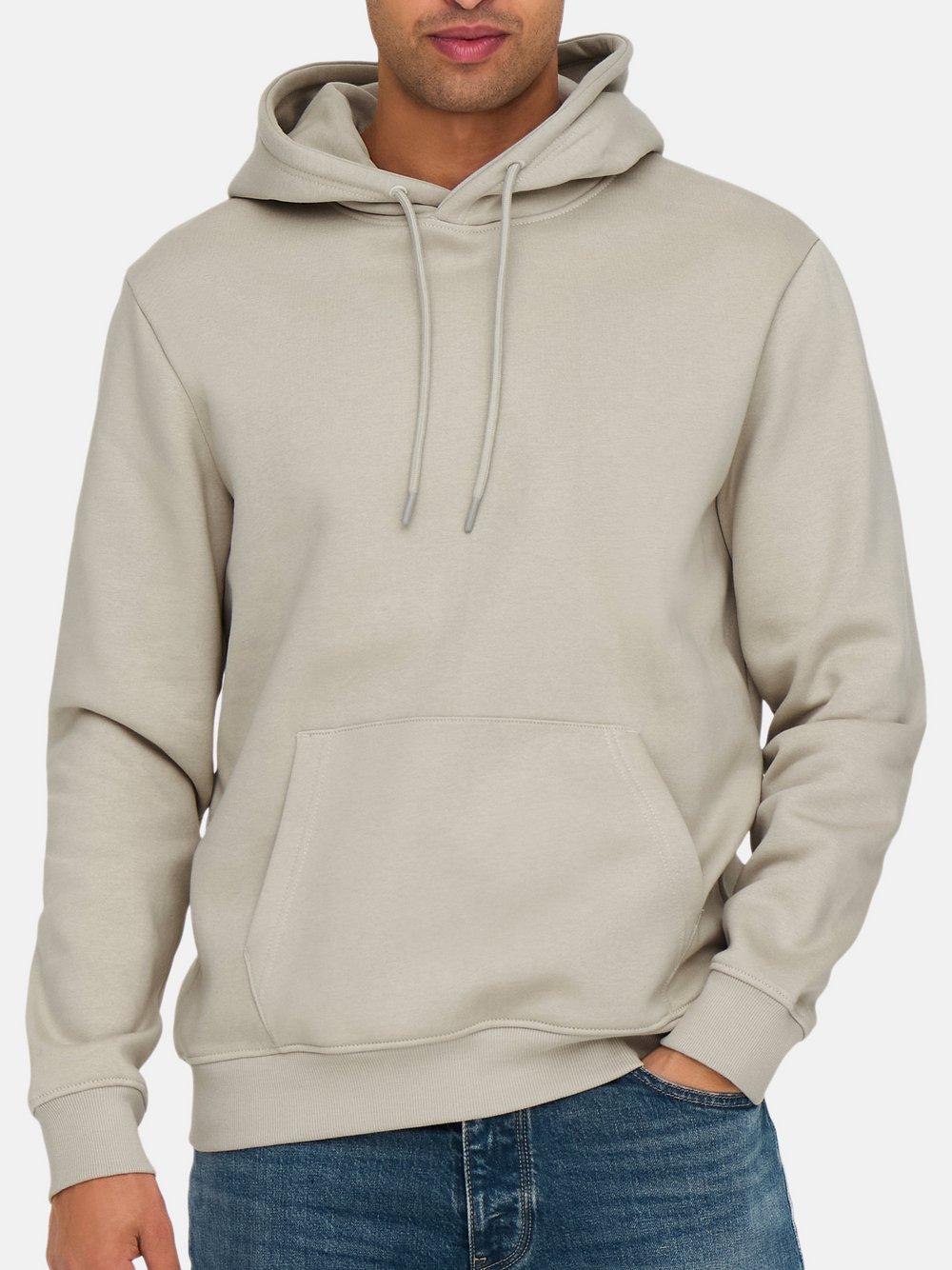 Thumbnail - Only&Sons Hoodie Herren beige, M