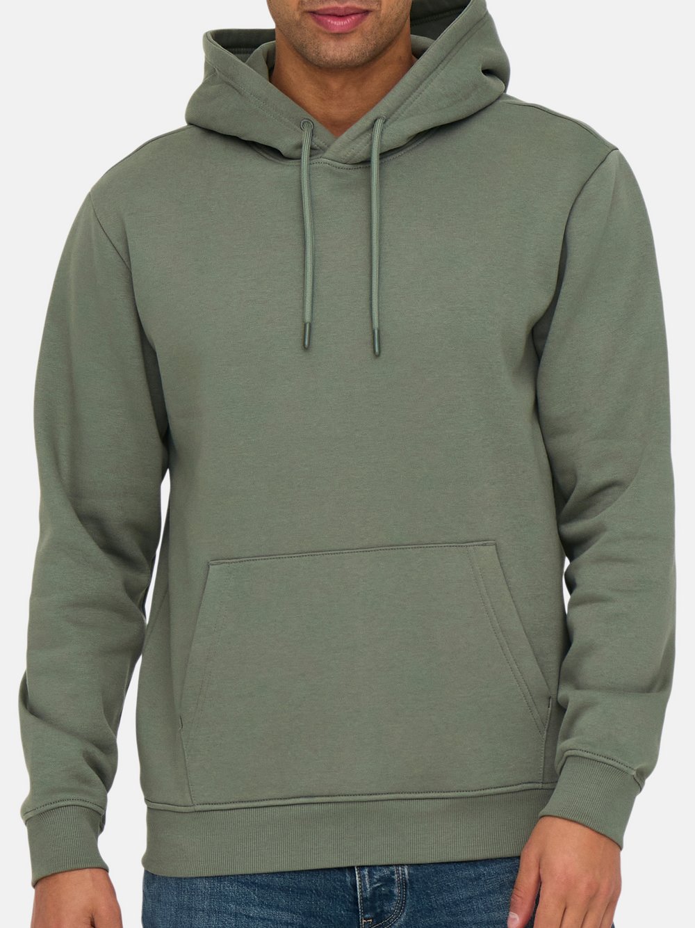 Thumbnail - Only&Sons Hoodie Herren grün, L