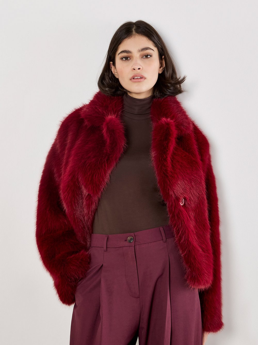 Apricot Jacke Damen rot, 40