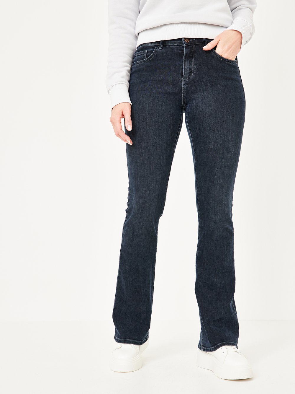 Paddock`s 5-Pocket Jeans Damen Baumwolle mehrfarbig, 44-34