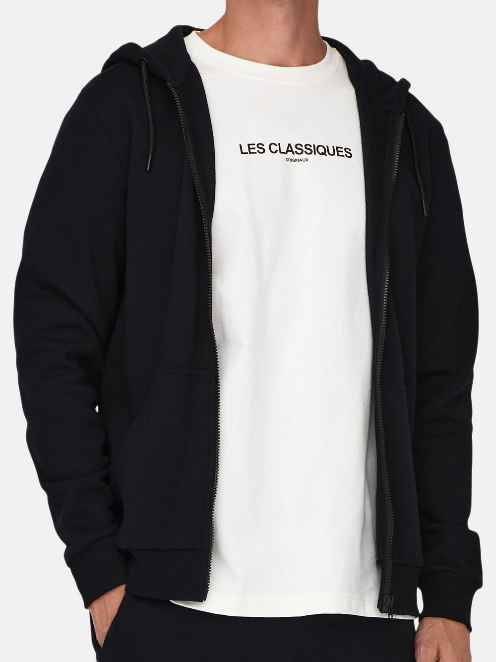 Only&Sons Hoodie Herren Baumwolle schwarz, M