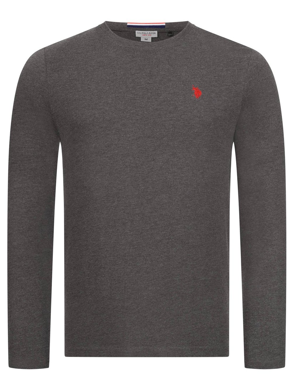 Thumbnail - U.S. Polo Assn. Longsleeve Herren Baumwolle grau, L