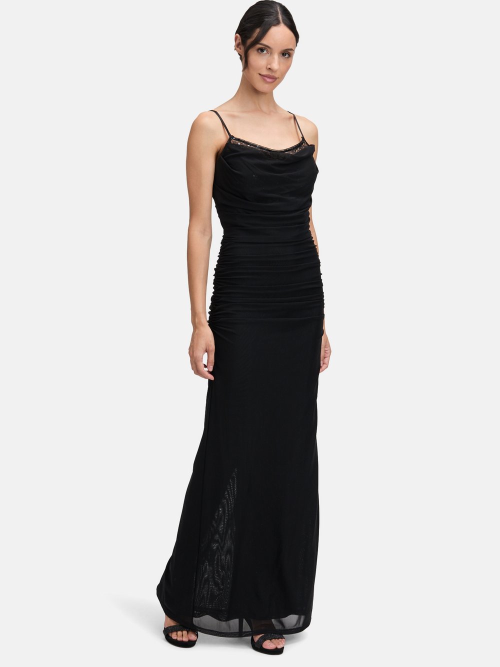 Vera Mont Abendkleid Damen Polyamid schwarz, 42