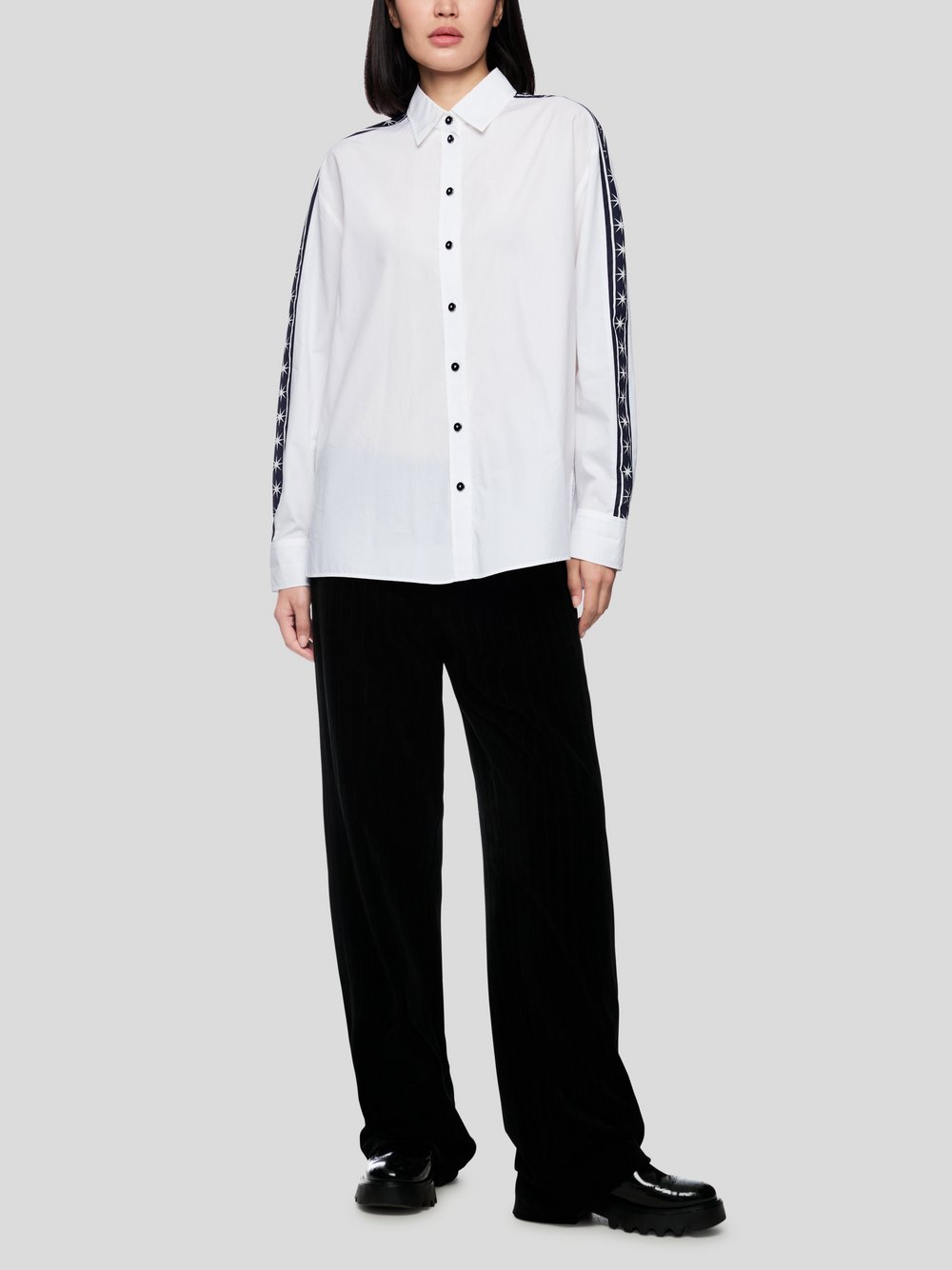Thumbnail - Marc Cain Bluse Damen Baumwolle weiß, 38