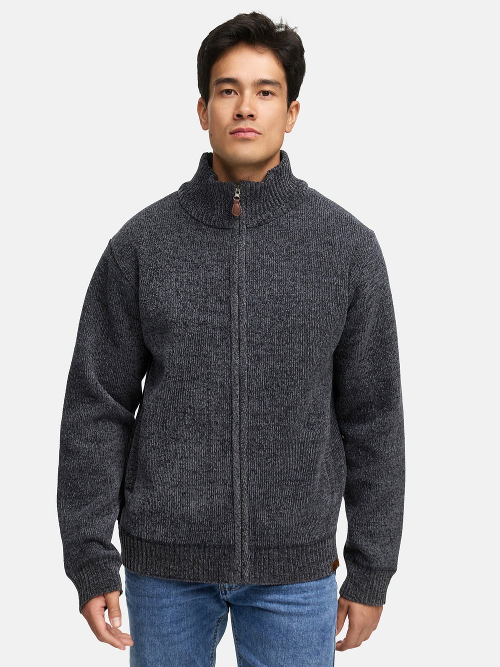 Indicode Strickjacke Herren schwarz, XXL